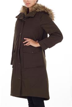 Twin set parka con cappuccio VERDE MILITARE - gallery 2