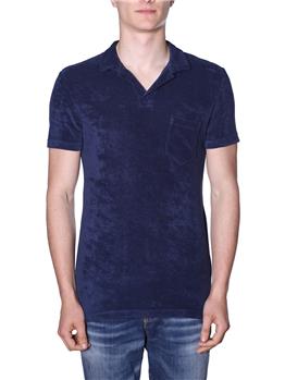 T-shirt orlebar brown spugna BLU