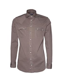 Camicia golf texana gabardina BEIGE - gallery 2