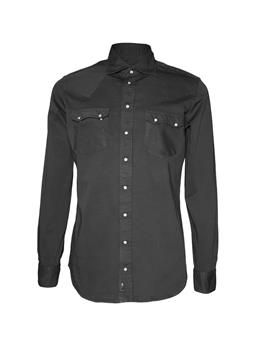 Camicia golf texana gabardina VERDE