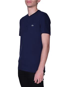 T-shirt lacoste 3 bottoni BLU - gallery 3