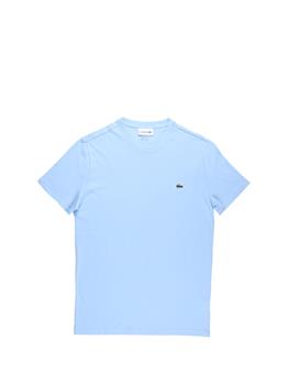 T-shirt lacoste cotone pima CELESTE MEDIO - gallery 2