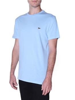 T-shirt lacoste cotone pima CELESTE MEDIO - gallery 3