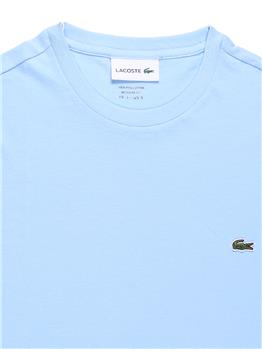 T-shirt lacoste cotone pima CELESTE MEDIO - gallery 5