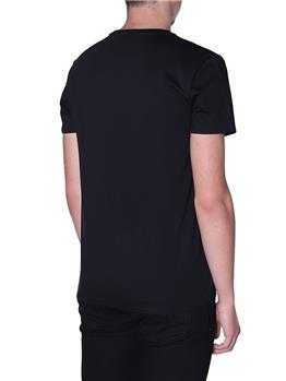 T-shirt lacoste scollo v blanc NERO - gallery 4