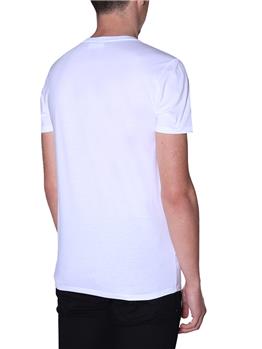 T-shirt lacoste scollo v blanc BIANCO - gallery 4