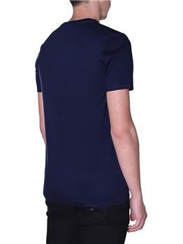 T-shirt lacoste scollo v blanc BLUE MARINE - gallery 4