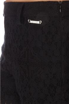 Twin set pantalone pizzo NERO - gallery 6