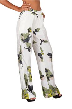 Twin set pantalone floreale BIANCO - gallery 3