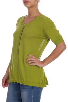 Twin set cardigan mezza manica VERDE