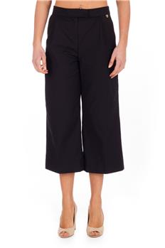 Pantalone twin set largo NERO