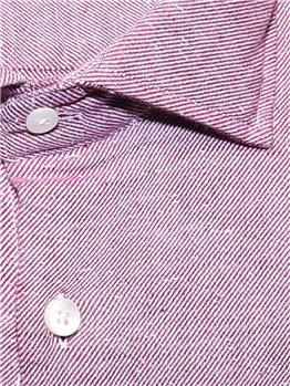 Camicia golf twill lavato ROSSO - gallery 5