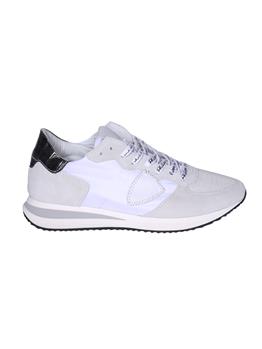 Sneakers mondial croco donna BLANC