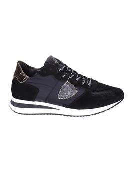Sneakers mondial croco donna NOIR