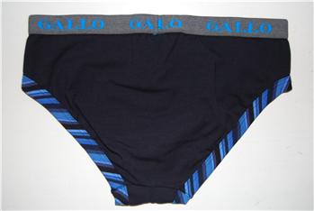 Slip gallo tinta unita BLU