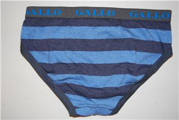 Slip gallo riga larga DENIM BLUE - gallery 2