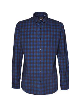 Camicia golf by montanelli MARRONE E BLUETTE