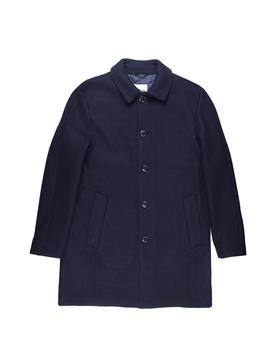 Cappotto aspesi uomo virtuoso BLU