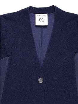 Cardigan semicouture anne BLU INFINI - gallery 5