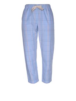 Pantalone buddy semicouture CELESTE RIGA BIANCA MARRONE - gallery 2