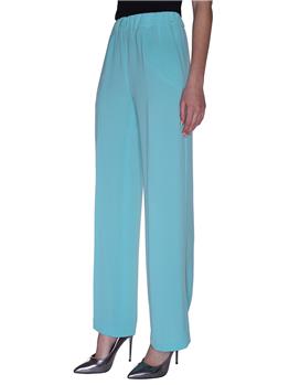 Pantalone elvive semicouture VERDE ACQUA - gallery 3