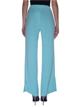 Pantalone elvive semicouture VERDE ACQUA - gallery 4