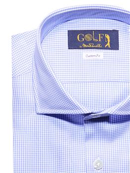 Camicia golf by montanelli BIANCO E AZZURRO - gallery 4