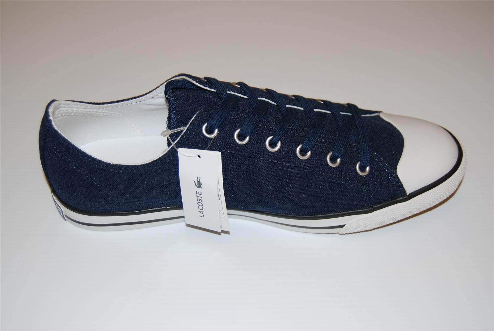 Scarpa lacoste tela classica BLU