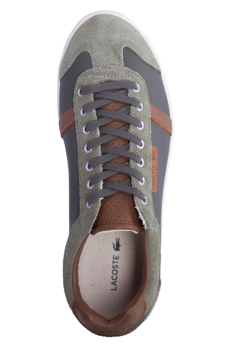 Scarpa lacoste pelle VERDE MILITARE