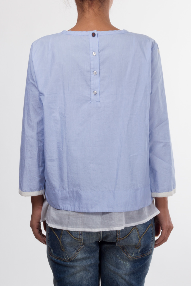 Camicia manila grace pois CELESTE CHIARO P5